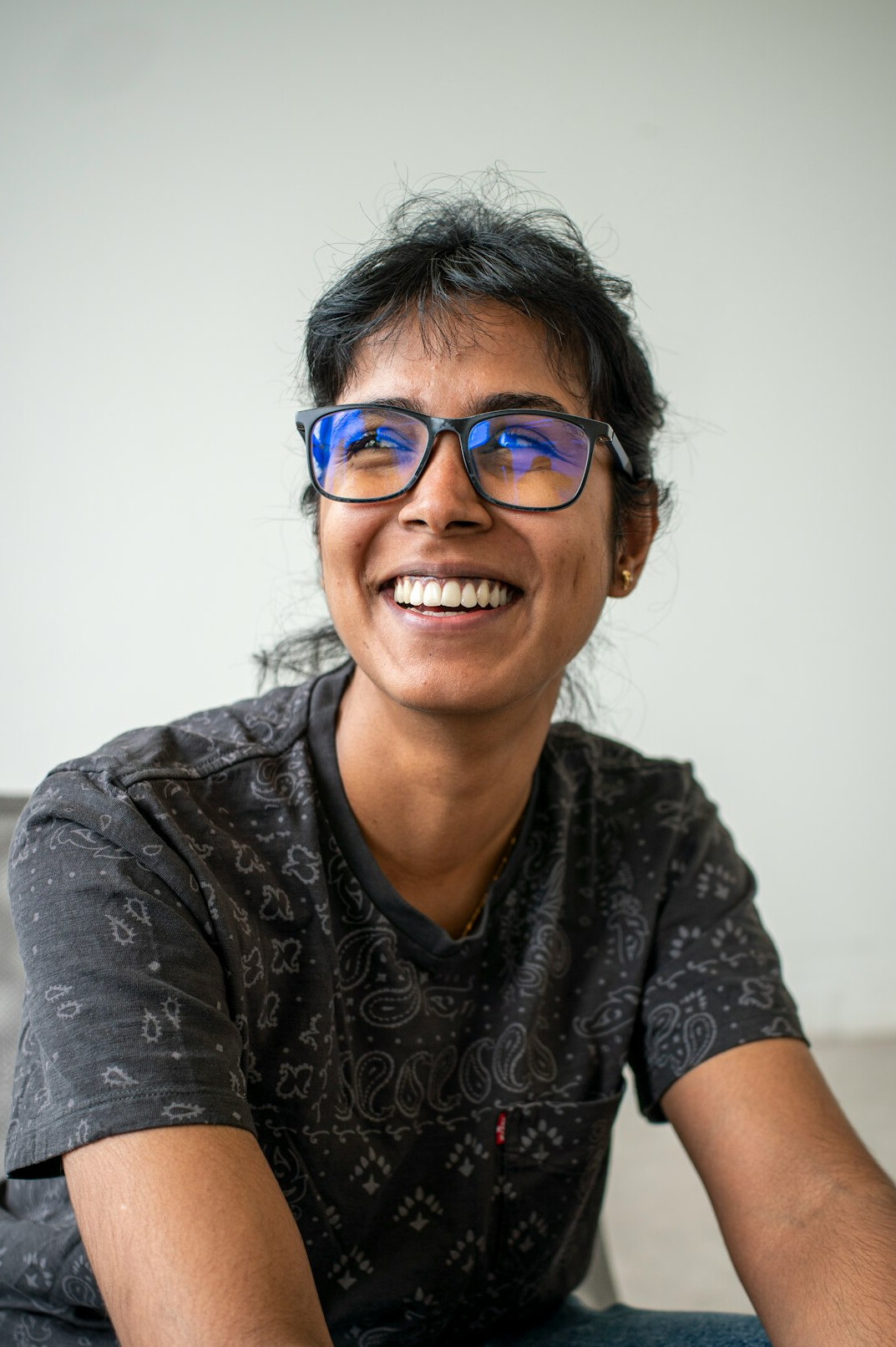 beginner programmer smiling