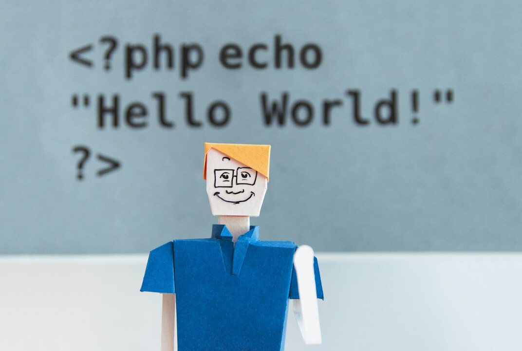 happy students in coding class