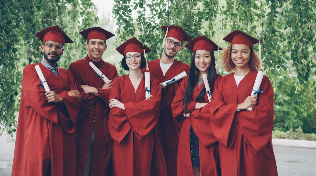 group of students learning